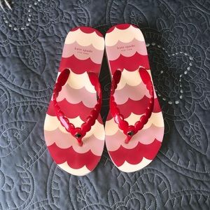 Kate Spade flip flops. Classic Kate Style & colors